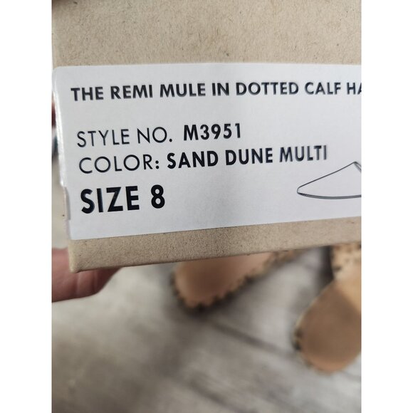 Madewell Women's Sz. 8 Remi Mule In Dotted Calf Hair - Picture 9 of 9